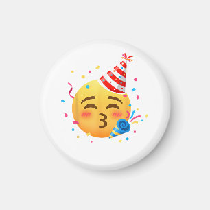Grappig Emoticon Feestje Magneet