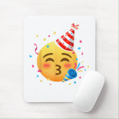 Grappig Emoticon Feestje Muismat (Met muis)