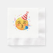 Grappig Emoticon Feestje Servet (Voorkant)