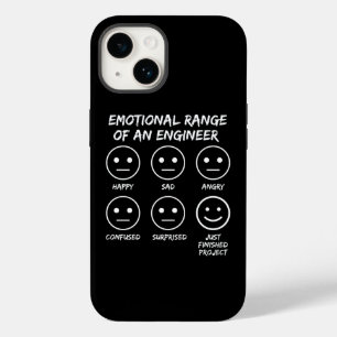 Grappig emotioneel bereik van een engineer fan gez Case-Mate iPhone 14 hoesje