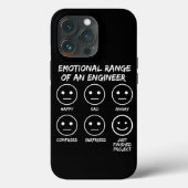 Grappig emotioneel bereik van een engineer fan gez Case-Mate iPhone case (Achterkant)
