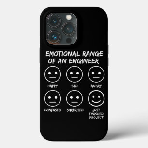 Grappig emotioneel bereik van een engineer fan gez Case-Mate iPhone case