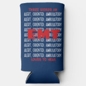 Grappig EMT Alert Custom CNA/LPN/MD/PA/RN/RT/NP Seltzer Blikjeskoeler (Voorkant)