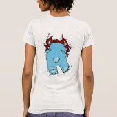 Grappig en apart monster T-shirt (Achterkant)