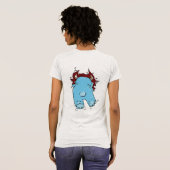 Grappig en apart monster T-shirt (Achterkant volledig)