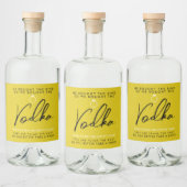 Grappig en Chic Afscheid van de Meisjes Likeurfles Etiket (Flessen)