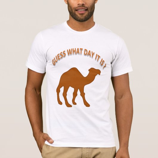 Grappig en Cool Raad eens welke dag het is? Midden T-shirt (Voorkant)