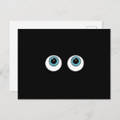 Grappig en donkerkleurig briefkaart (Voorkant / Achterkant)