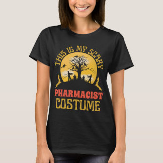 Grappig en eng apothekerskostuum voor Halloween T-shirt