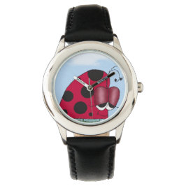 Grappig en euforisch lieveheersbeestje horloge