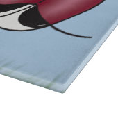 Grappig en euforisch lieveheersbeestje snijplank (Hoek)