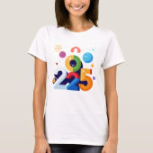 Grappig en grappig grafisch ontwerp 2025 t-shirt (Voorkant)