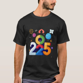 Grappig en grappig grafisch ontwerp 2025 t-shirt