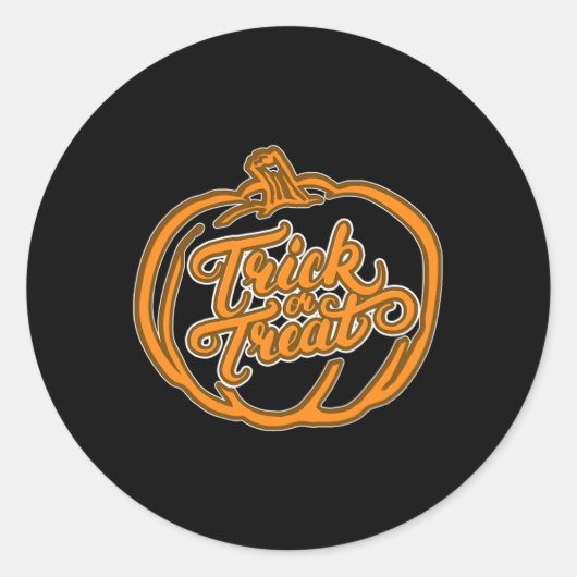 Grappig en grappig Halloween 1 Ronde Sticker (Voorkant)