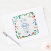 Grappig en inspirerend Life Quote Sticker Seal (Envelop)