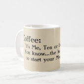 "Grappig en lekkere koffie-mok, voor mijn vriend!" Koffiemok (Voorkant links)