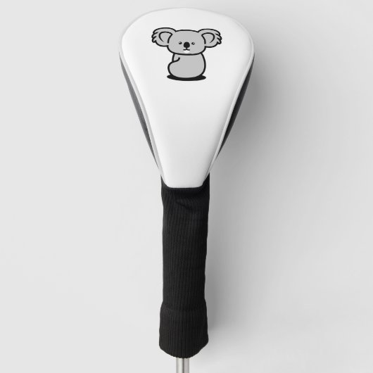Grappig en Leuk Baby Koala Golfheadcover (Voorkant)