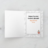 Grappig en lief Cartoon Vrouw Verjaardag Kaart (Binnen)