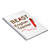 Grappig en maf, Beest of Beste Engelse leraar Notitieboek (Rechterzijde)