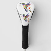 Grappig en mooi, vogelverschrikkerige vogels golfheadcover (Voorkant)