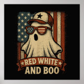 Grappig en patriottisch Rood wit en boe Poster (Voorkant)