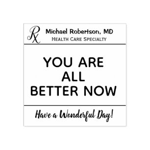 Grappig en positief allemaal beter nu rubberstempel