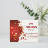 Grappig en romantisch... ik juf je gedicht met har briefkaart (Staand voorkant)