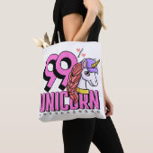 Grappig en schattig dier met Pet 99 procent eenhoo Tote Bag (Dichtbij)