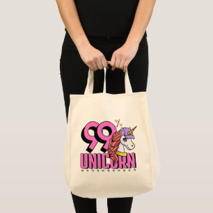 Grappig en schattig dier met Pet 99 procent eenhoo Tote Bag