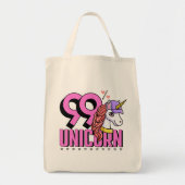 Grappig en schattig dier met Pet 99 procent eenhoo Tote Bag (Voorkant)