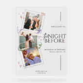 Grappig en Schattig Op Maat Gemaakte Foto Proefbru Acryl Bord (Voorkant)