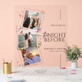 Grappig en Schattig Op Maat Gemaakte Foto Proefbru Acryl Bord (Huwelijk)