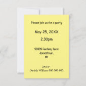 Grappig en schattig pony met baby - kinderverjaard kaart (Achterkant)