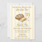 Grappig en Schattige Brood en Boter Engagement Par Kaart (Voorkant)