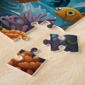Grappig en speels design voor kinderen legpuzzel (Zijkant)