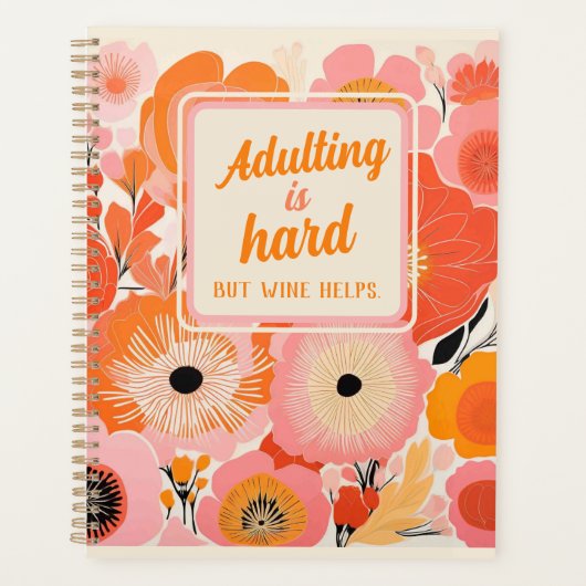 Grappig en Vrouwelijk Inspirerend Planner (Voorkant)