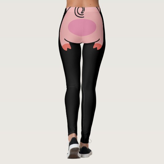 grappig en zwart leggings (Achterkant)