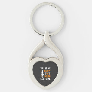Grappig eng Moeder Kostuum Halloween Heks Sleutelhanger