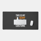 Grappig eng moedercostuum Halloween heks Bureaumat (Keyboard & Muis)