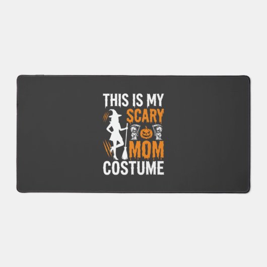 Grappig eng moedercostuum Halloween heks Bureaumat (Voorkant)
