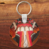 Grappig eng-onzin-tong-Aziatische halloween-verbij Sleutelhanger (Voorkant)