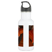 Grappig eng-onzin-tong-Aziatische halloween-verbij Waterfles (Achterkant)