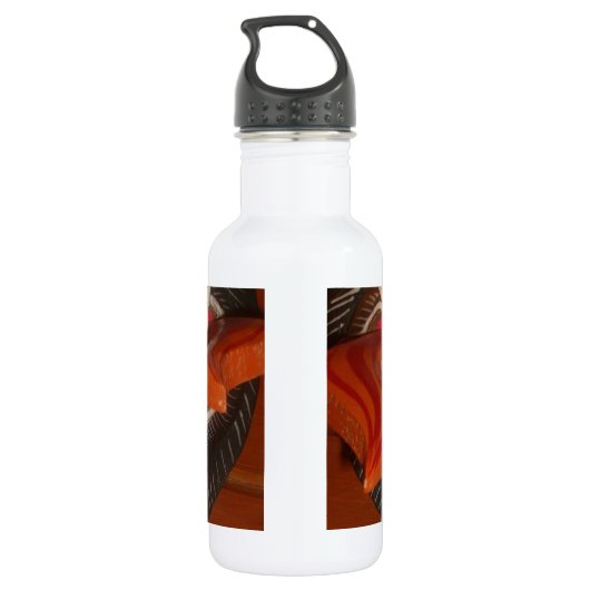 Grappig eng-onzin-tong-Aziatische halloween-verbij Waterfles (Achterkant)