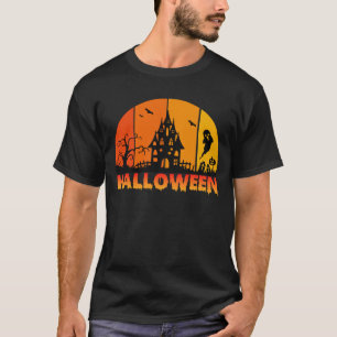 Grappig Enge Geest Geheime Huis Halloween T-shirt