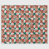 Grappig Engels Cocker Kerstpatroon Cadeaupapier (Vlak)