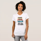 Grappig Engels leraar grammatica les woordspel T-shirt (Voorkant volledig)