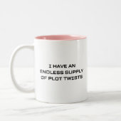 Grappig Engels leraar Literatuur Quote Tweekleurige Koffiemok (Links)