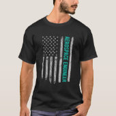 Grappig Engineering Gift Lucht- en ruimtevaartinge T-shirt (Voorkant)
