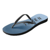 Grappig enkel genomen teken teenslippers (Schuin)