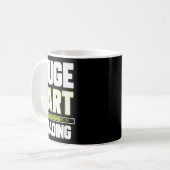 Grappig Enorme Fart Loading Quote Farted Joke Fart Koffiemok (Voorkant links)